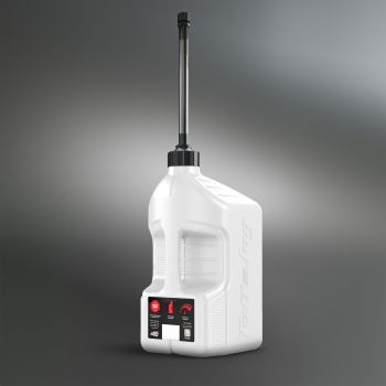 Tuff Jug 20L White w/ Standard Cap & Auto-Stop Spout