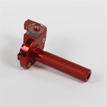 Poignee de gaz posh aluminium rouge