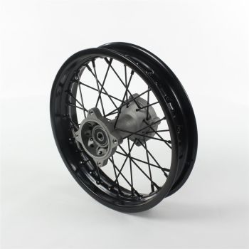 Roue arriere acier noire 12" - ø15
