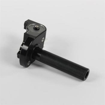 Poignee de gaz posh aluminium noire