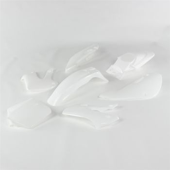 Plastikute komplekt KLX110 - valge