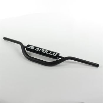 Guidon acier bigbar rfz noir - ø28,6mm