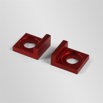 Tendeurs alu de chaine rouge - ø12mm