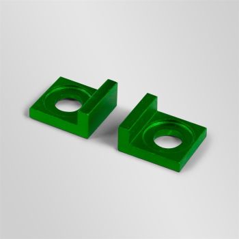 Tendeurs alu de chaine vert - ø15mm