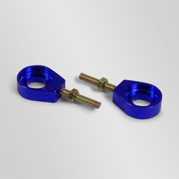 Tendeurs alu de chaine bleu - ø12mm