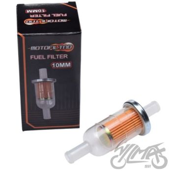 Bensiinifilter, paber element 10mm Honda/KAWASAKI/Yamaha/Suzuki