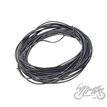Juhe 0,5mm 10m, must/valge
