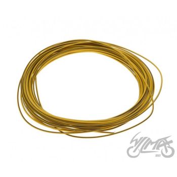 Juhe 0,75mm 10m, kollane/must