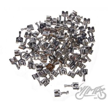 Klemm, kahe emase pistikuga, 4,0 mm (ümmargune), 100 tk pakis