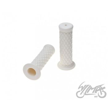 Gripid Vintage 1"+7/8" 124 mm, valge