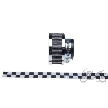 Õhufilter, kroomitud KE102E1, karb diam. 42 mm