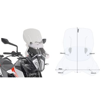 GIVI WINDSCREEN KTM 390/790 ADVENTURE
