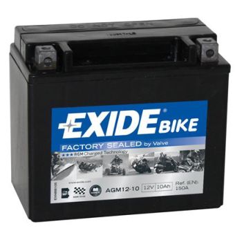 AKU EXIDE 12V AGM 10Ah 180A(EN) 150x87x130 +/-