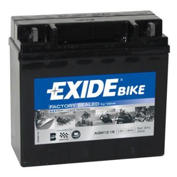 AKU EXIDE 12V AGM 18Ah 190A(EN) 181x77x167 -/+