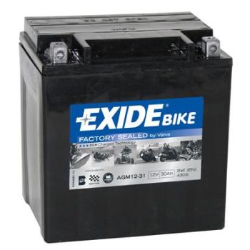 AKU EXIDE 12V AGM 30Ah 380A(EN) 166x126x175 -/+