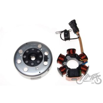 Süüte komplekt (magneeto+mähis), 6 pooli, 6 juhet