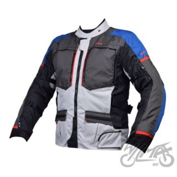 LS2 NORWAY MAN JACKET BLUE BLACK GREY RED XL