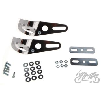 Tuuleklaasi kinnitused, metallist, kroomitud