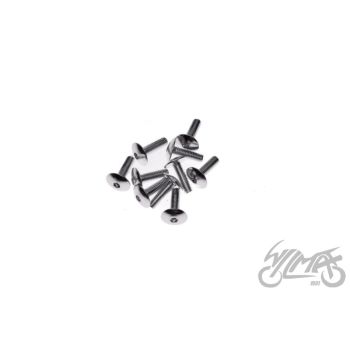 Polt, alumiinium, hõbedane 6x20, 10tk pakis