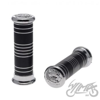 Gripid, metalliga kaetud, mustad