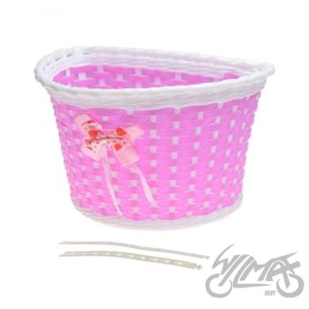 KOSZ ROWEROWY DZIECI?CY NA KIEROWNIC? RӯOWY