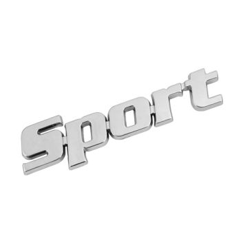 Kroomitud dekoratiivkleebis "sport"