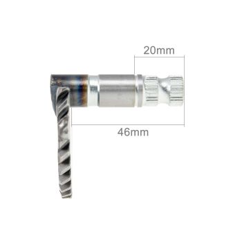 kickstart spindle complete 46mm / 20mm for GY6 50cc, 139QMB