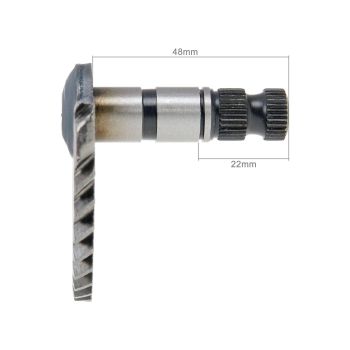 kickstart spindle complete 48mm / 22mm for GY6 50cc, 139QMB