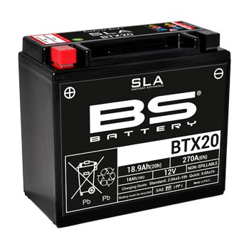 BS Battery  BTX20 (FA) SLA - Sealed & Activated