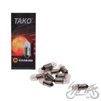 6V 2W BA9S PIRN, 10 TK ILMA EECta