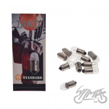 6V 4W T8.5 BA9S LAMP 10 PCS WITHOUT EEC TAKO