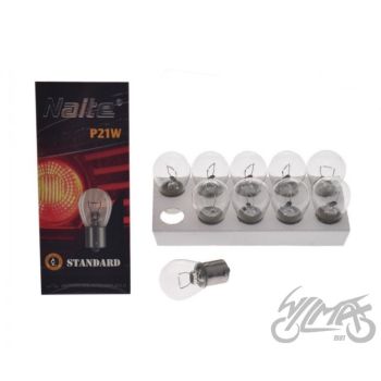 BULB 12V 21W P21W BA15S 10PCS PACK NAITE