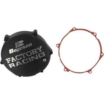 CLTCH CVR 03 KX250 BLK