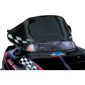 WINDSHIELD 12 BLK POL
