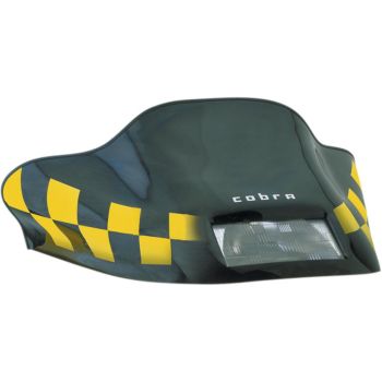 WINDSHIELD 12.75 BLK SKI