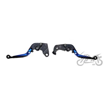 Heeblite komplekt, pidur+sidur CNC painduv, KAWASAKI, sinine