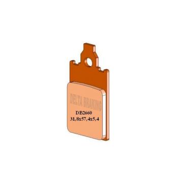 Delta Braking Brake pads, Sintered, Malaguti / Piaggio / Yamaha