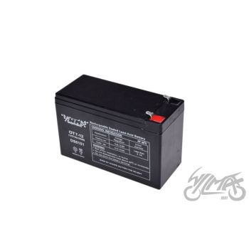 Aku gel 7ah wm motor 12 volt ot7-12, laste el. ATVdele ja krossiratastele