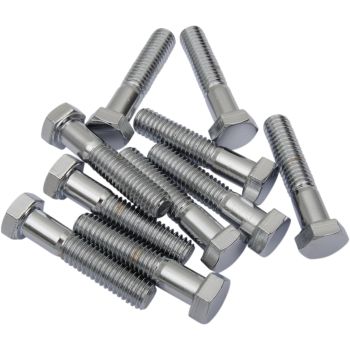 3/8"-16 X 2" CHR HEX HD
