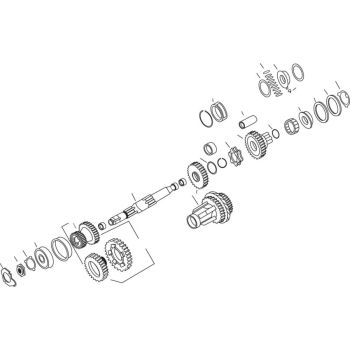 GEAR SET TRAN 4SPD36-58BT