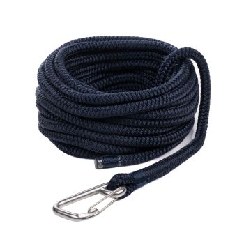 Qvarken Mooring Rope Dockline with hook 16mm 6m navy