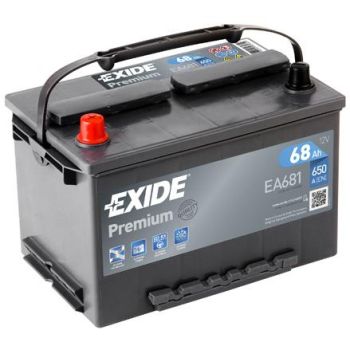 EXIDE 68AH 650A 277X175X190 PREMIUM