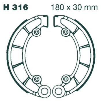 EBC BRAKE SHOE