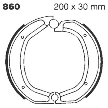 EBC BRAKE SHOE
