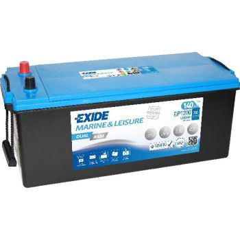 Exide 140ah  1200a 515x190x225 dual agm
