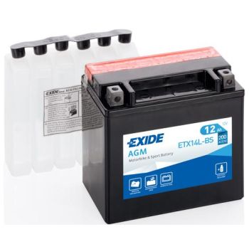 AKU EXIDE 12V MF 12Ah 200A(EN) 150x87x145 -/+
