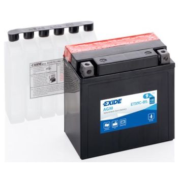 AKU EXIDE 12V MF 9Ah 150A(EN) 135x75x139 +/-