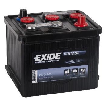 EXIDE 6V 77AH  215X169X184 EXIDE 6V VINTAGE