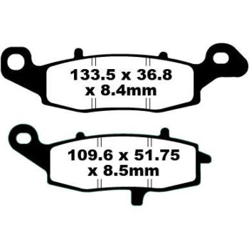 EBC DOUBLE H PAD SET