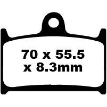 EBC DOUBLE H PAD SET